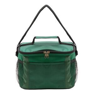 Insulated Thermal Soft Sided Lunch Box (10"x8"x6") Cooler Tote Bag, Hunter Green